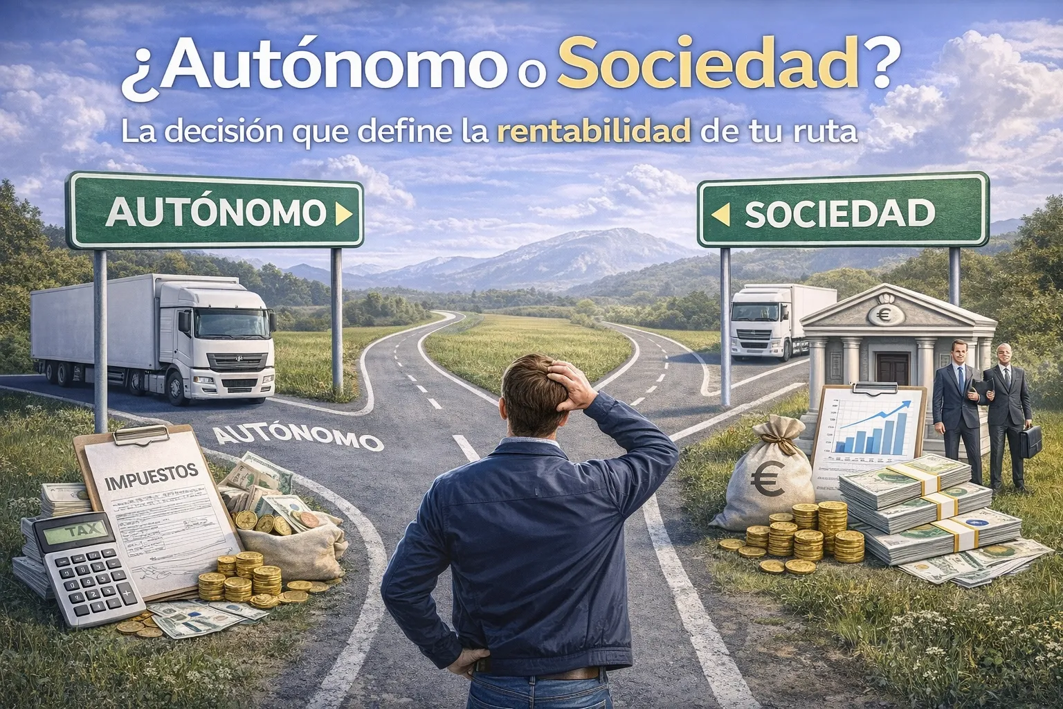 ¿Autónomo o Sociedad? Rentabilidad en el Transporte