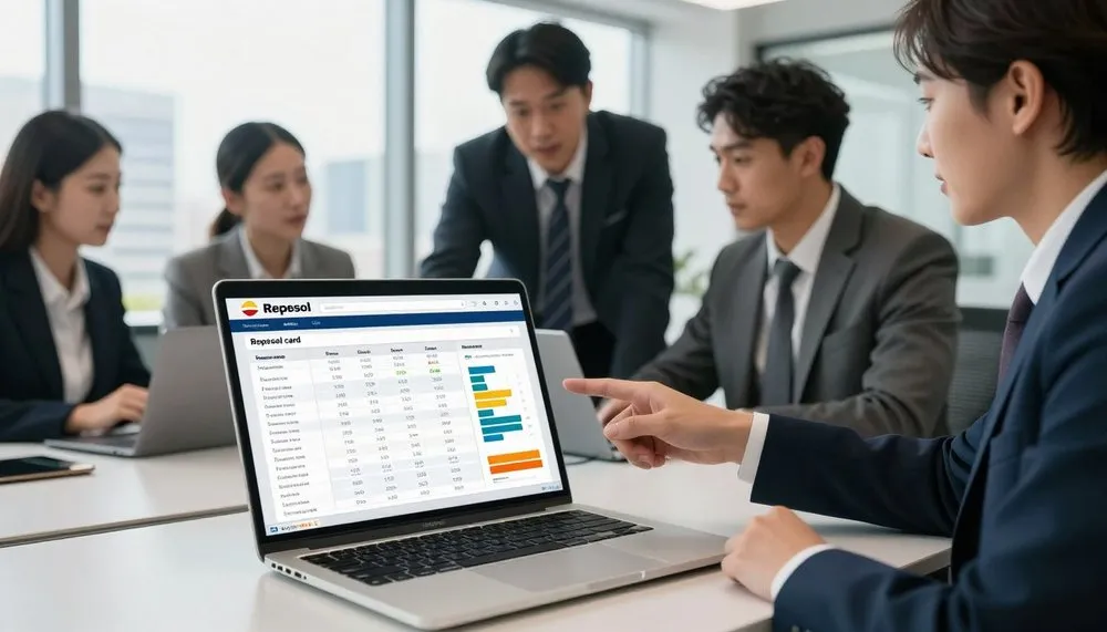 Análisis comparativo tarjeta REPSOL